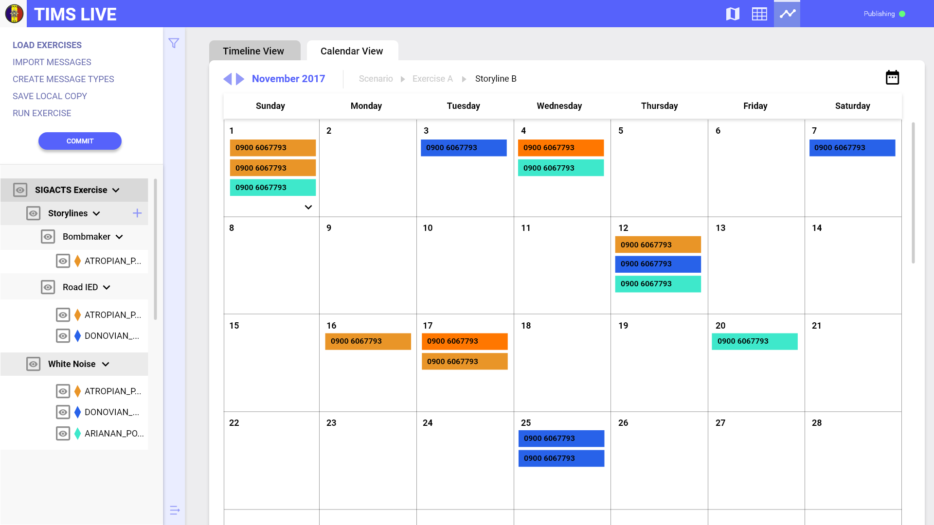 Timeline-Calendar-View